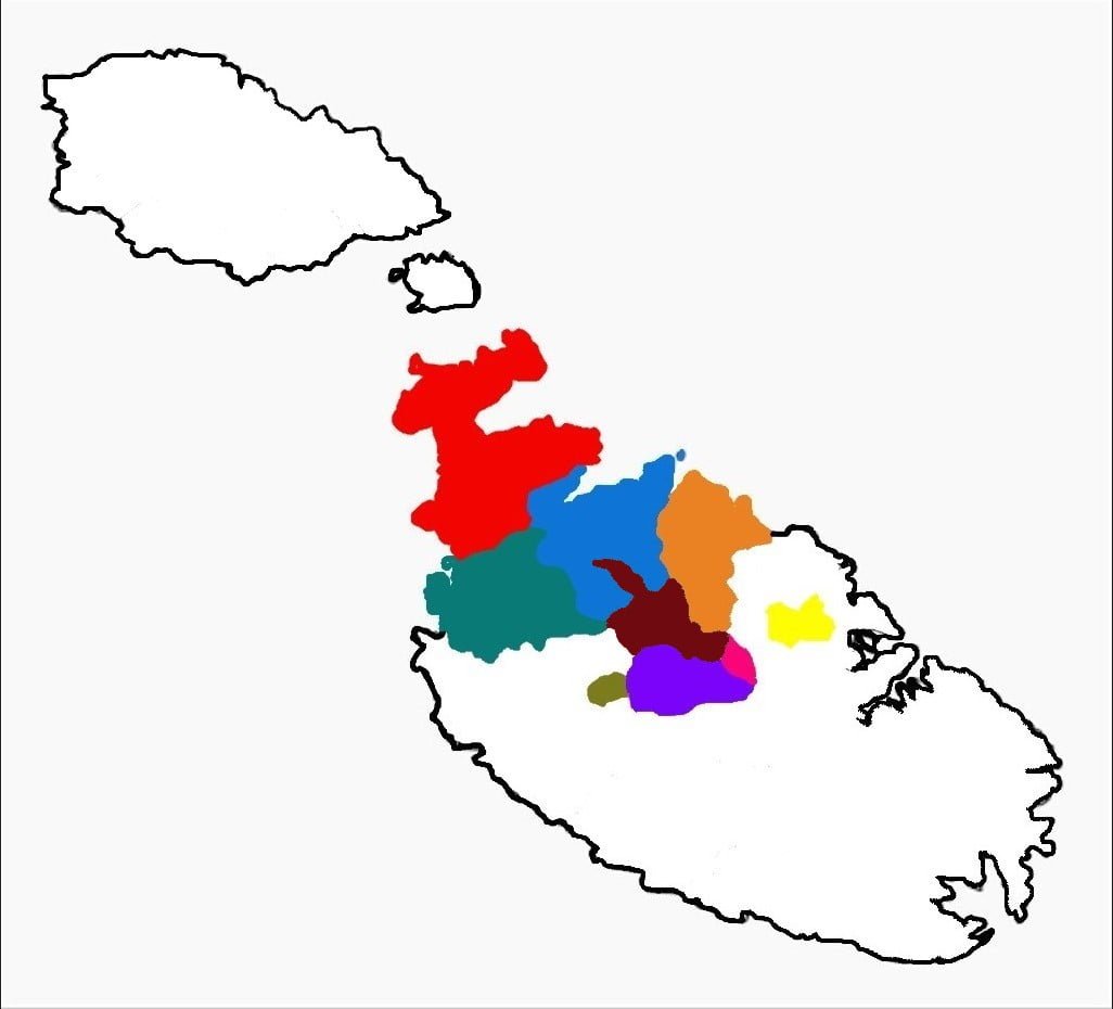 Reġjun Tramuntana Map